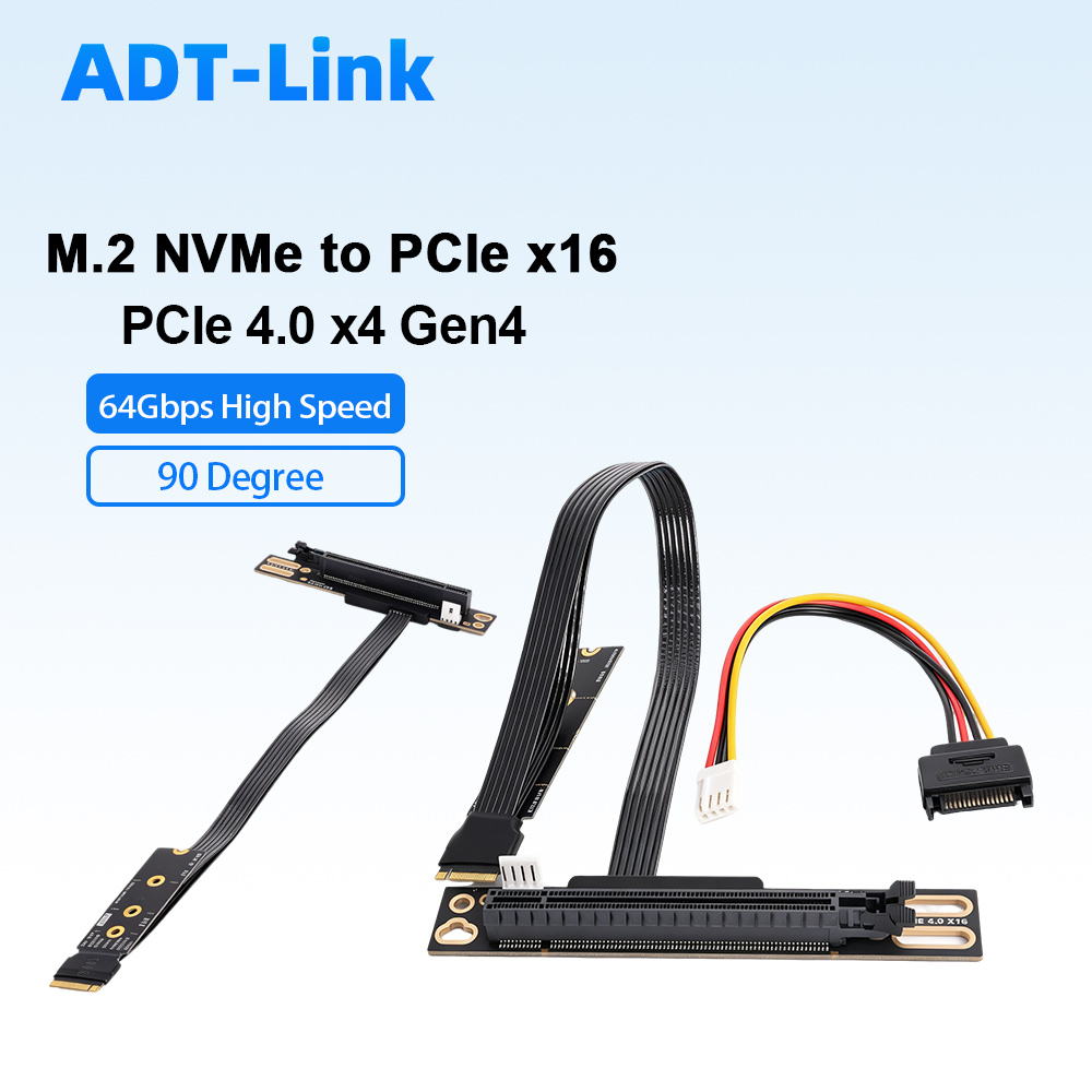 M.2 NVMe - PCIe 4.0 x16 Riser  - Pcie 4.0 X16 Riser Cable 90 Degree incelemesi ve fiyatı