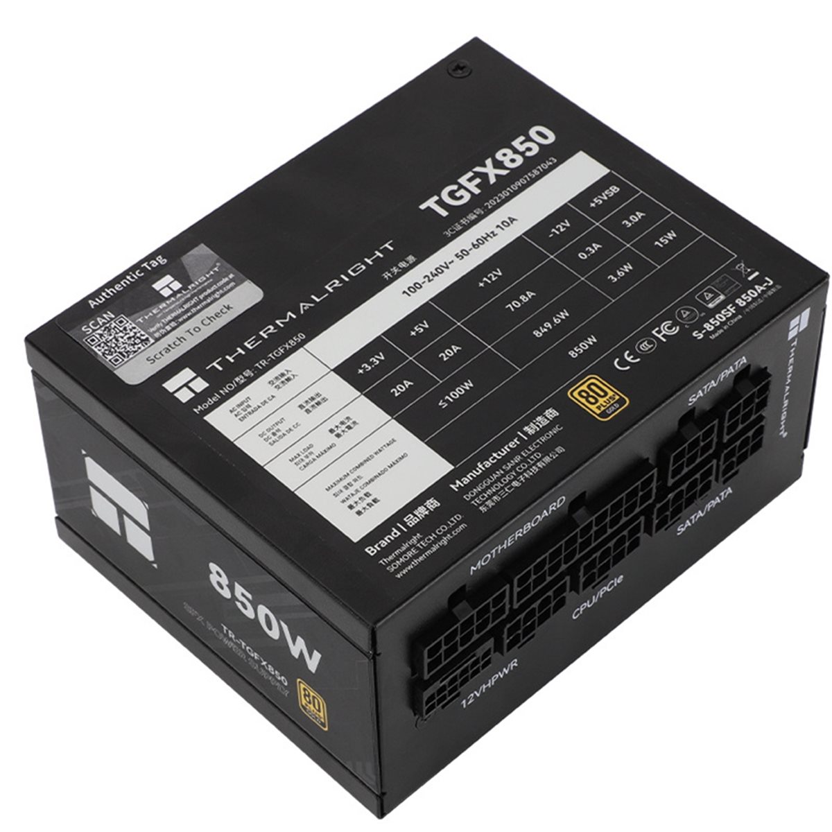 [AC18 Dijital]/ TR-TGFX850 Bil - Sfx Power Supply 850W Gold incelemesi ve fiyatı